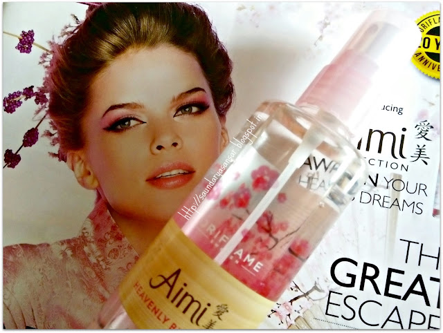 Oriflame Sweden Aimi Fine Fragrance Mist- Heavenly Blossom Review