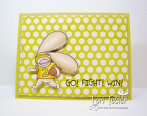 Go! Fight! Win! card-designed by Lori Tecler/Inking Aloud-stamps from The Cat's Pajamas Go! Fight! Win! card-designed by Lori Tecler/Inking Aloud-stamps from The Cat's Pajamas
