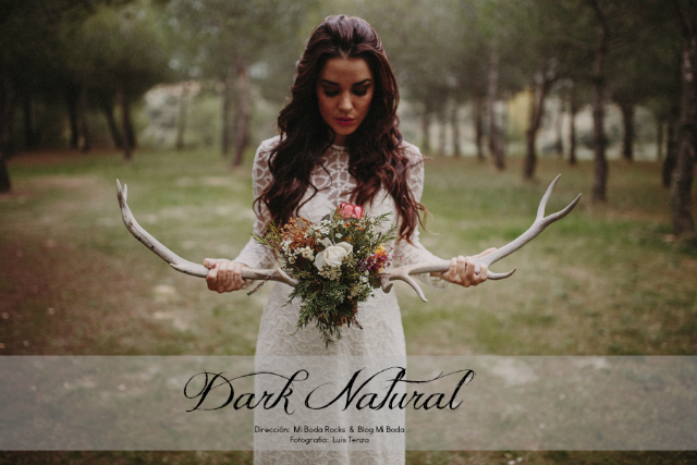 Dark Natural - Editorial - Mi Boda Rocks - Blog Mi Boda  #darknatural