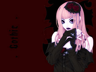 Gothic Anime Girl Dark Gothic Wallpaper
