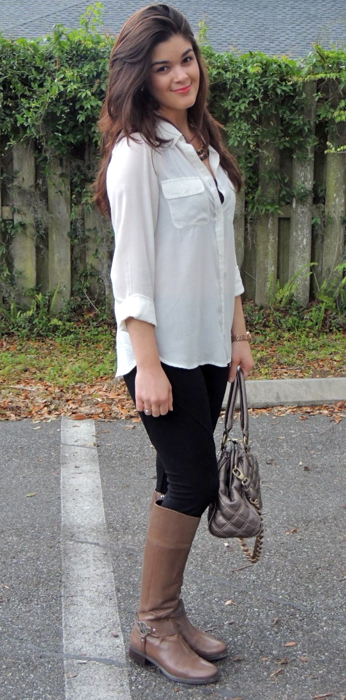 Simple Easy Style Boots in April