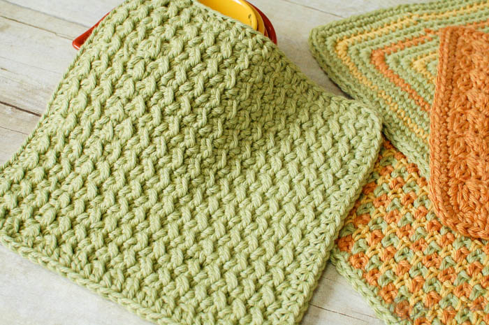 Fiber Flux: 30 Free Crochet Dishcloth Patterns!