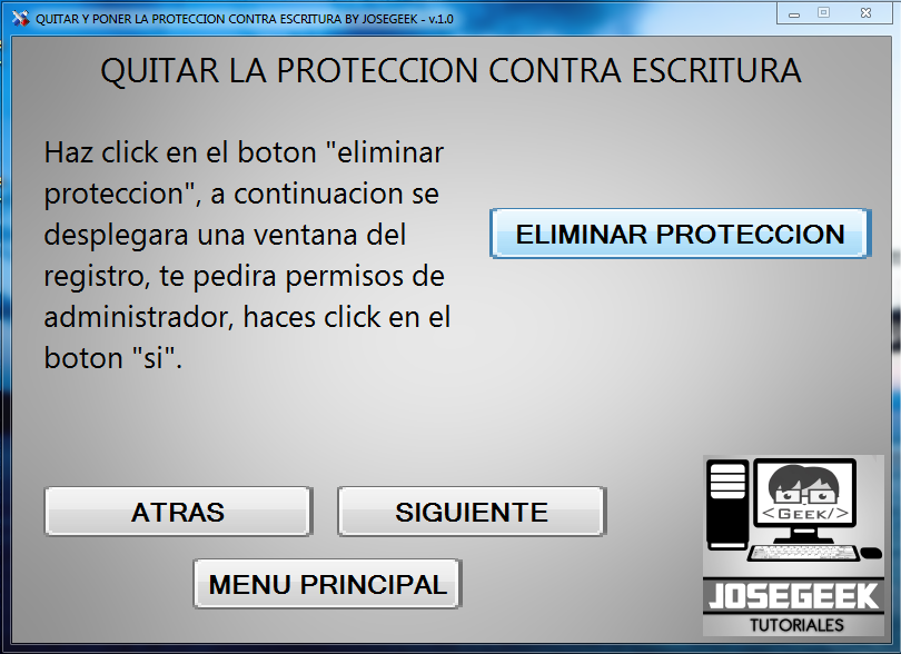 Quitar y poner proteccion contra escritura V1.0.5.exe 2