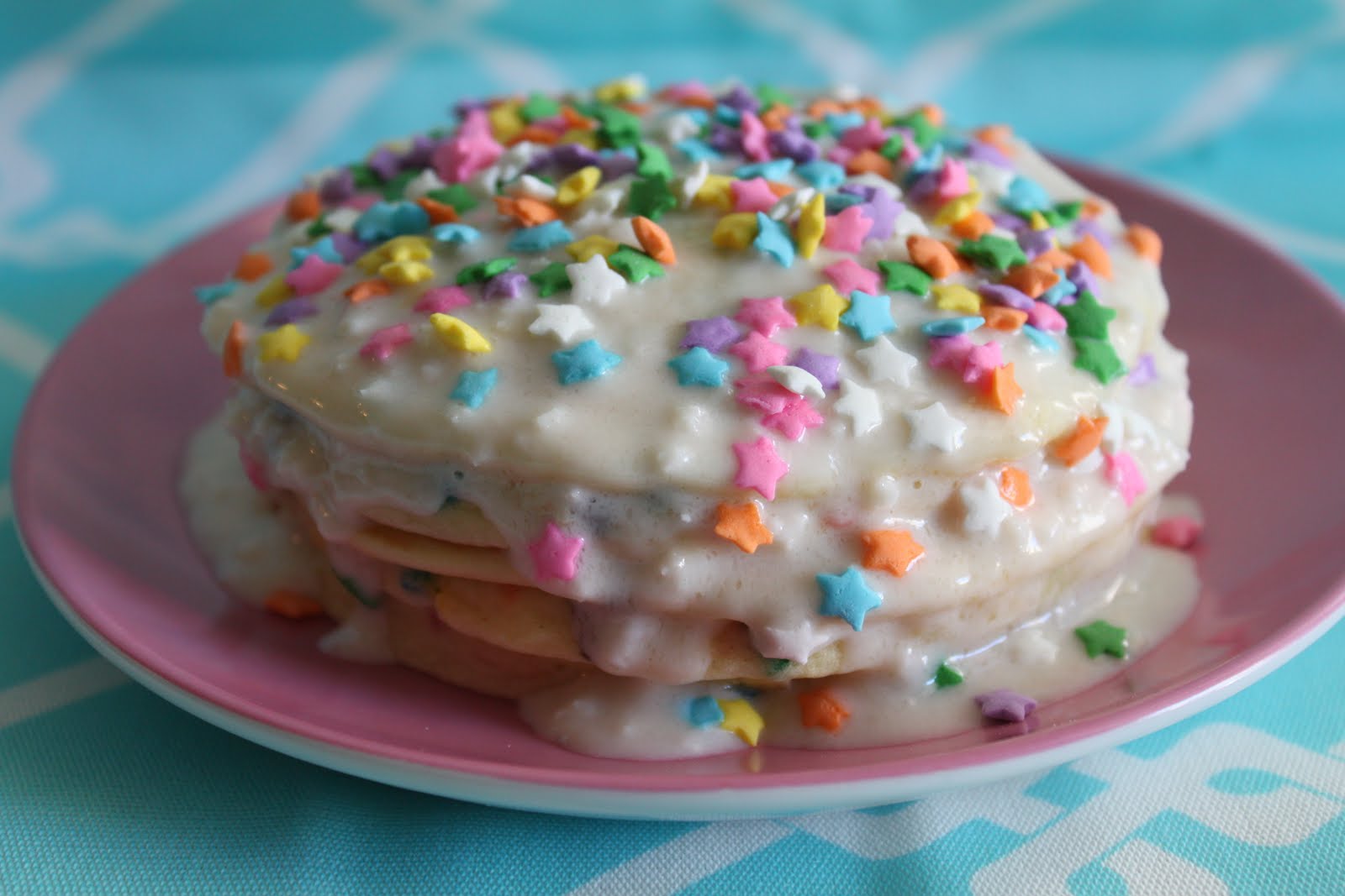 Clutzy Cooking Cake Batter Pancakes