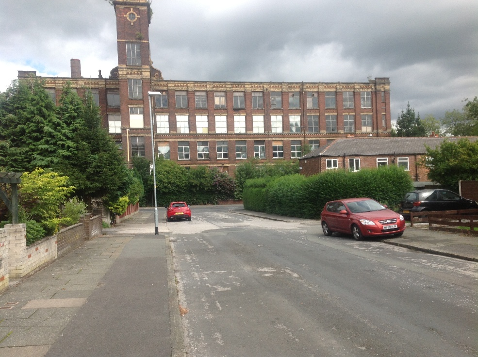 Dukinfield views in Tameside by Cllr John Taylor Tower mill Dukinfield