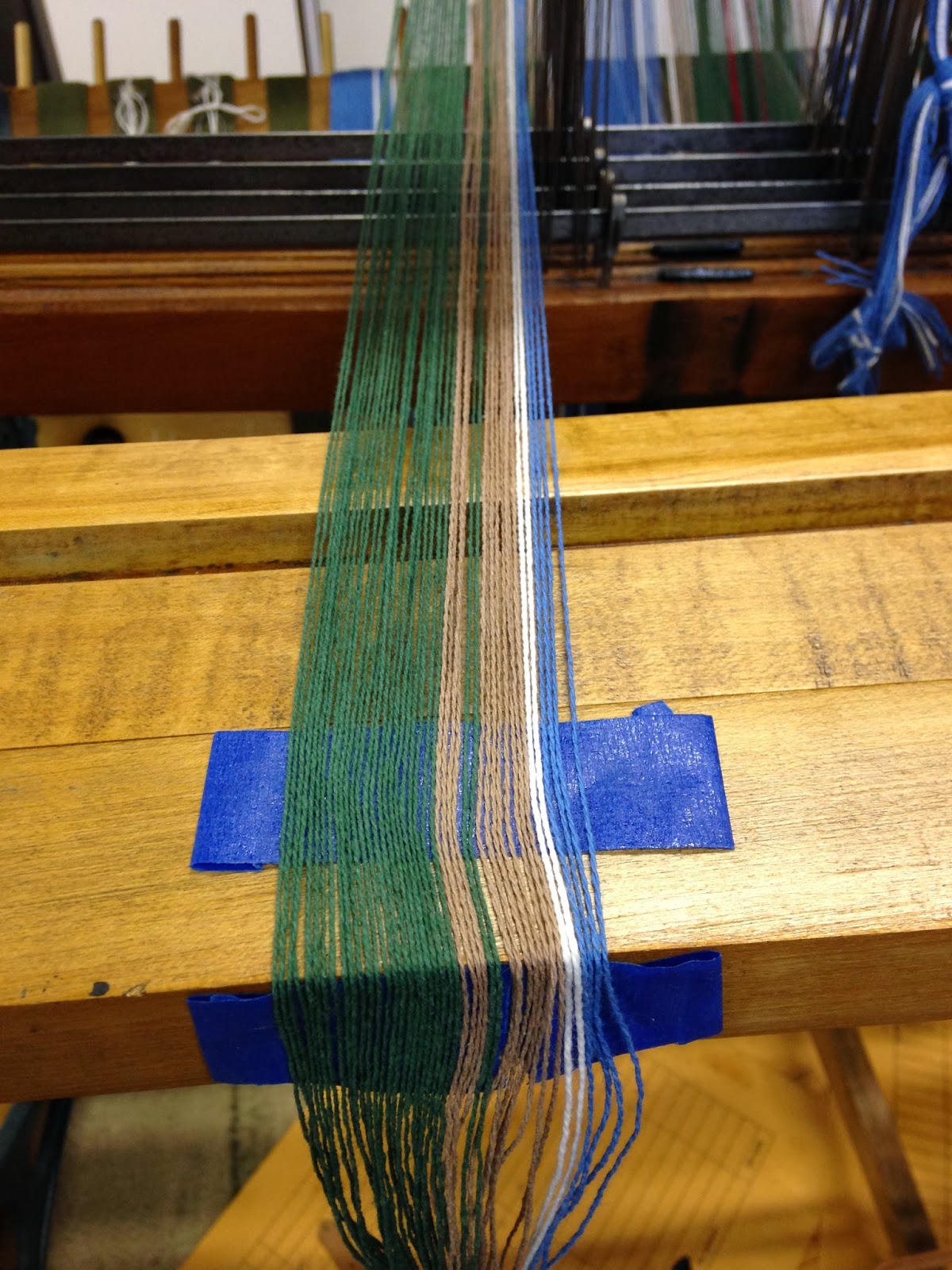 Daisy Hill Weaving Studio Weaving The Michigan Tartan on the Weaver's Delight
