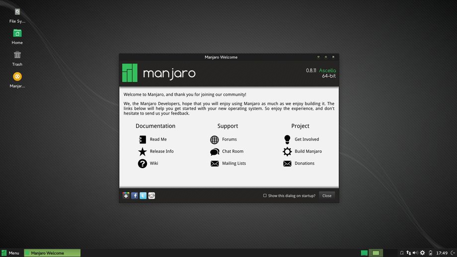 Manjaro 0.8.11 Rilasciato, le novità e download