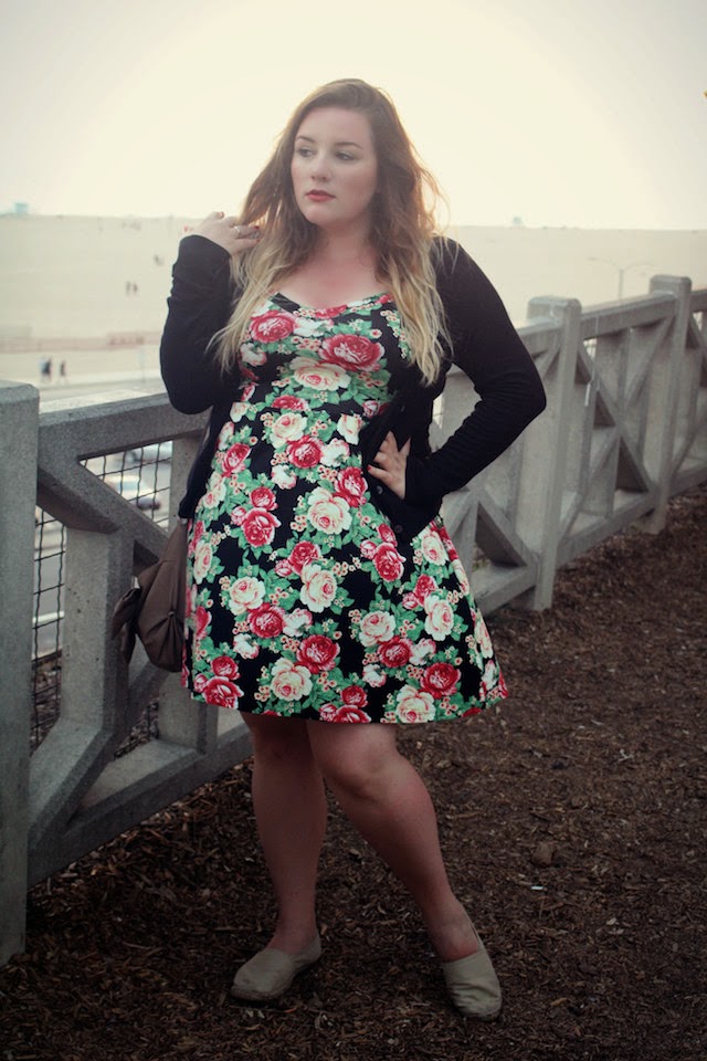 Plus Size Outfit am Santa Monica Pier