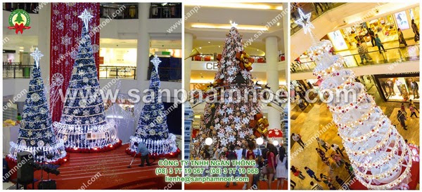 Nhận trang trí cây thông noel đẹp giá rẻ uy tín chuyên nghiệp