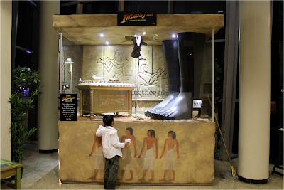 indiana jones exhibit glass snake pit