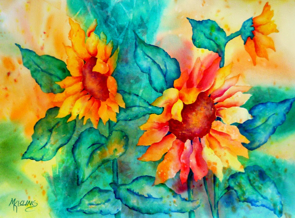 Martha Kisling Art With Heart Sunflowers and Picasso