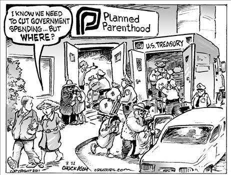 Cut funding from Planned Parenthood