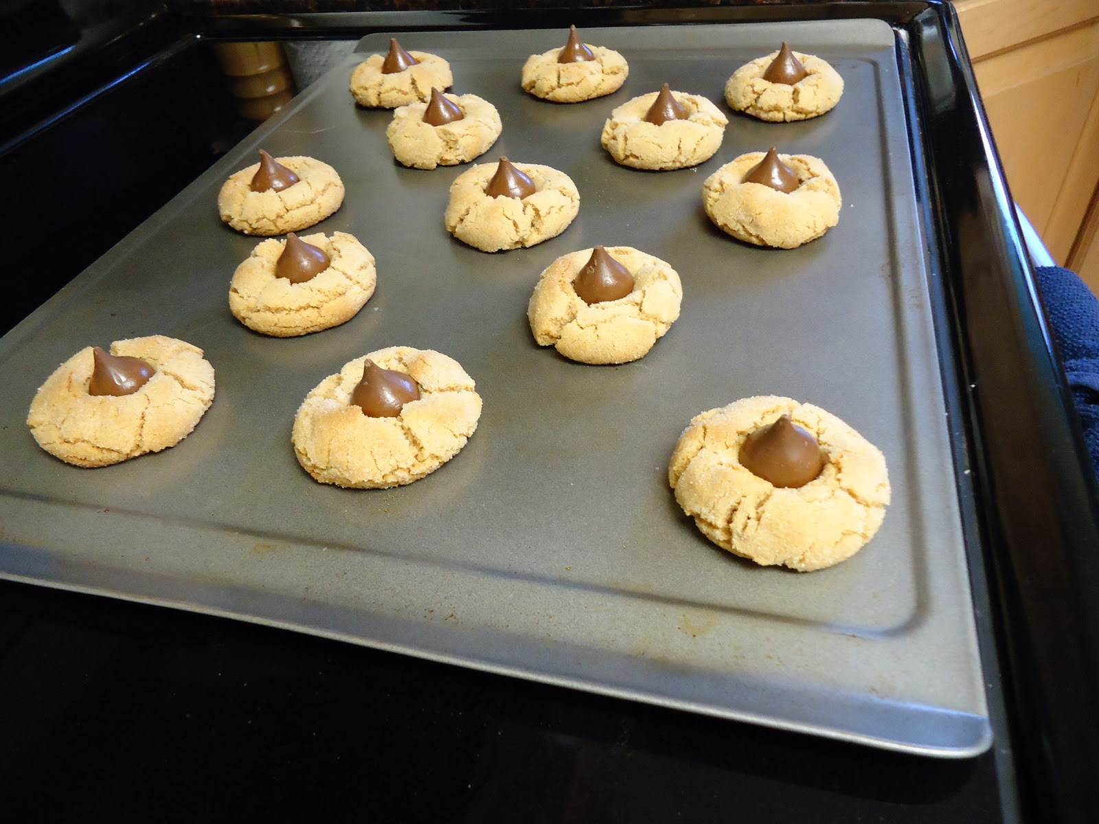 Egg Allergy Cooking Peanut Butter Blossom Cookies {Eggfree}