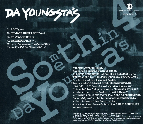 Da Youngstas – Somethin 4 Da Youngsta's (Promo CDS) (1992) (320 kbps)