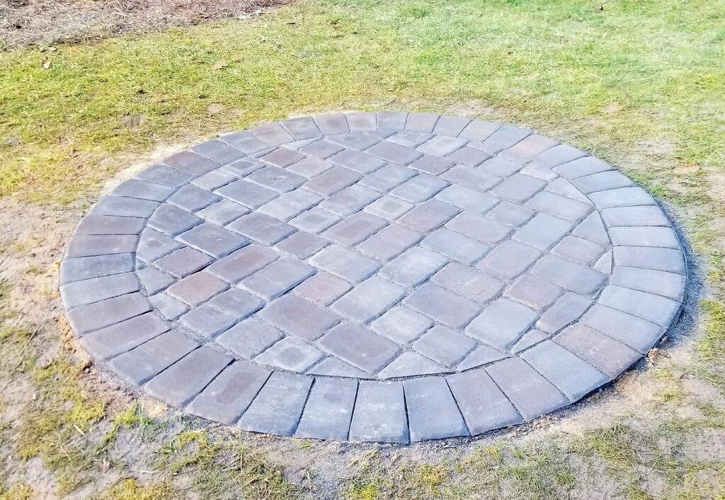 outdoor firepit pad