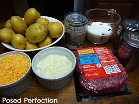 Hamburger Potato Casserole ingredients Hamburger Potato Casserole ingredients