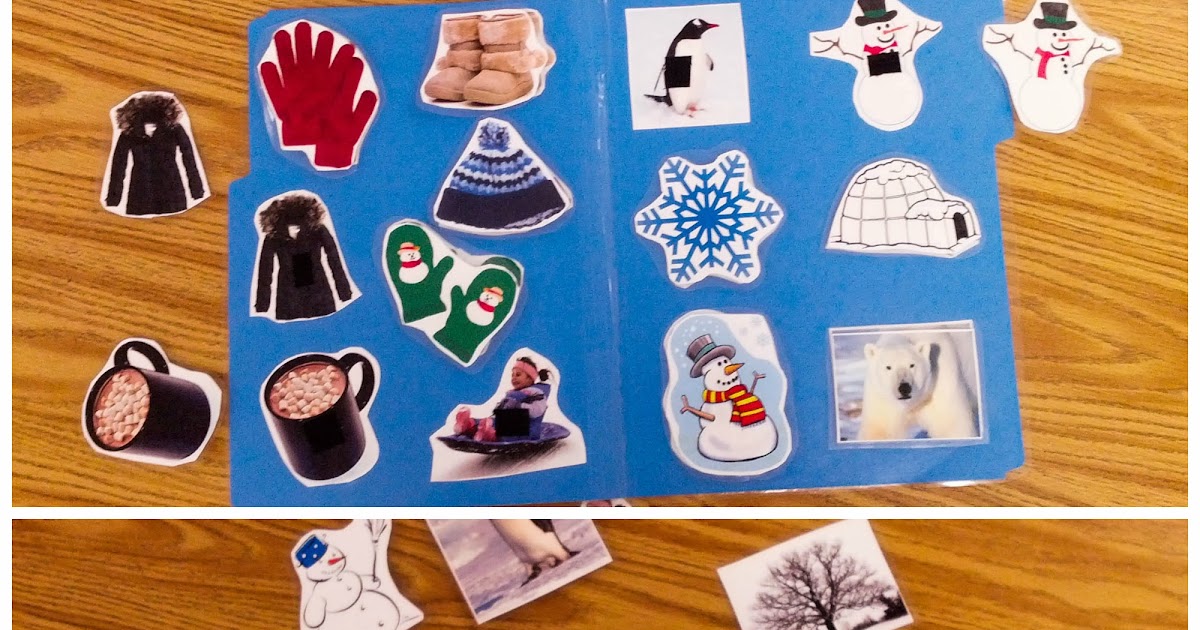 Teach Early Autism Winter File Folder Freebie! (NonIdentical and