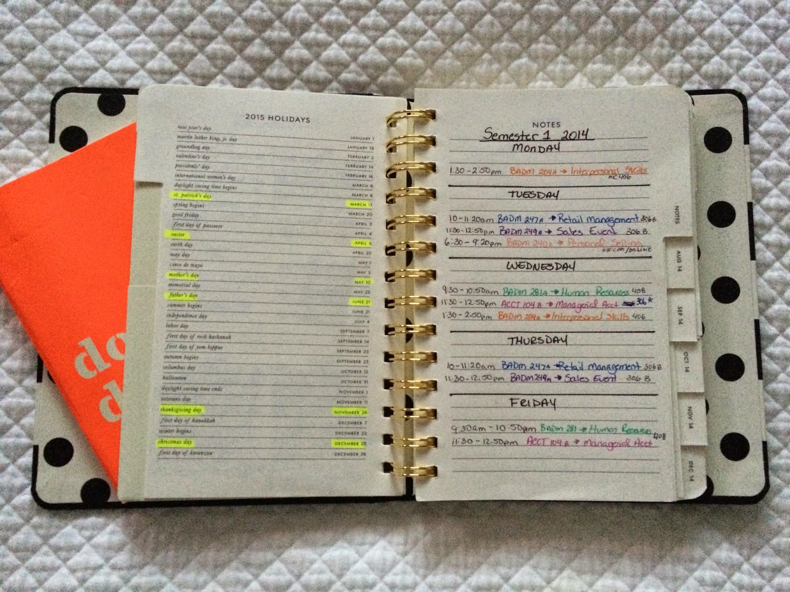 my college planner