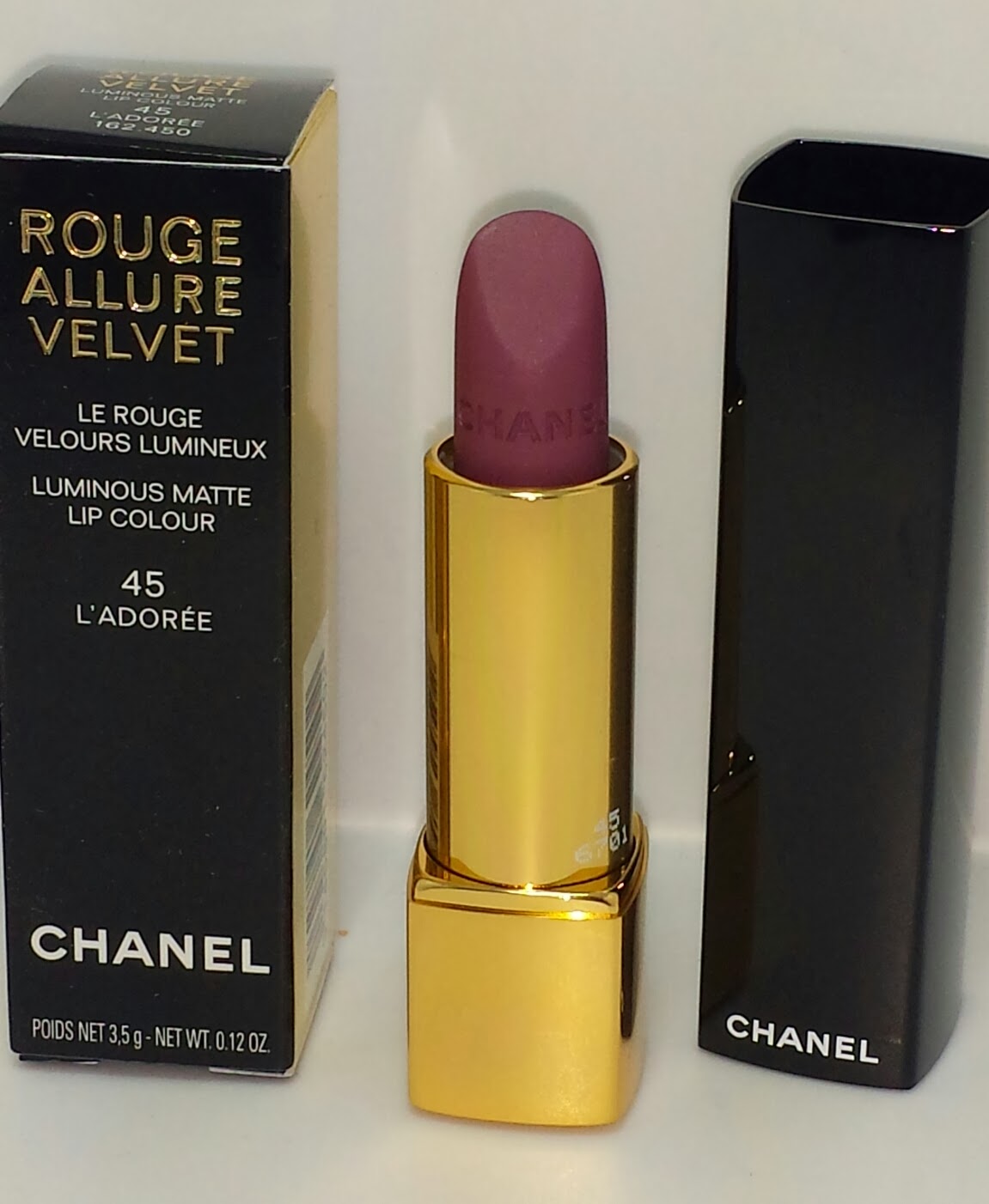 Jayded Dreaming Beauty Blog : 45 L'ADOREE CHANEL ROUGE ALLURE VELVET  LUMINOUS MATTE LIP COLOUR - SWATCHES AND REVIEW