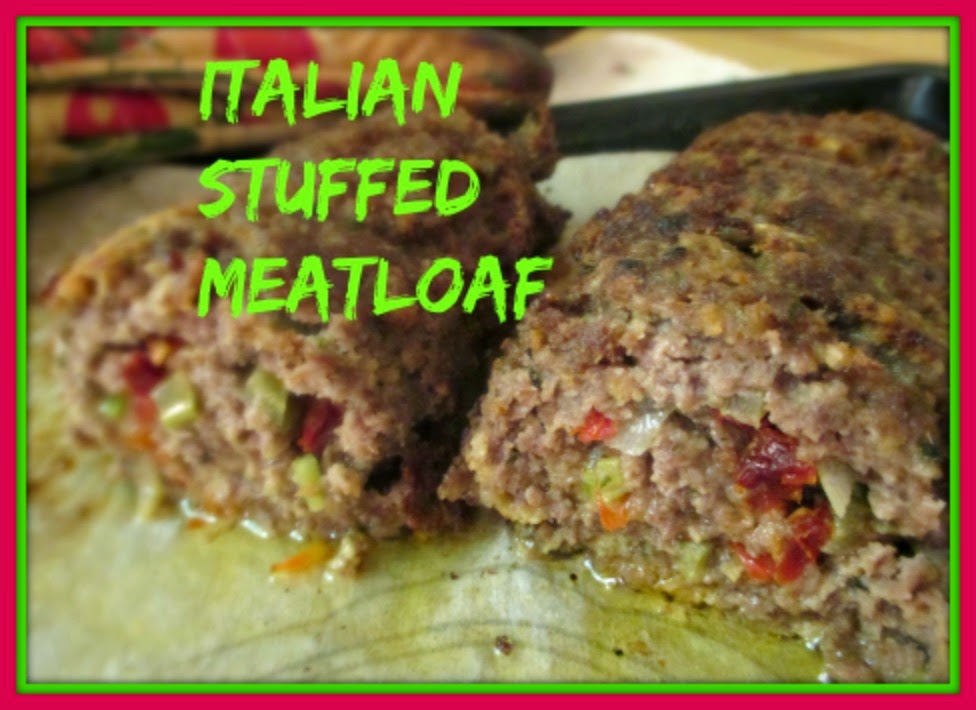 Just my Stuff Small Italian Stuffed Meatloaf