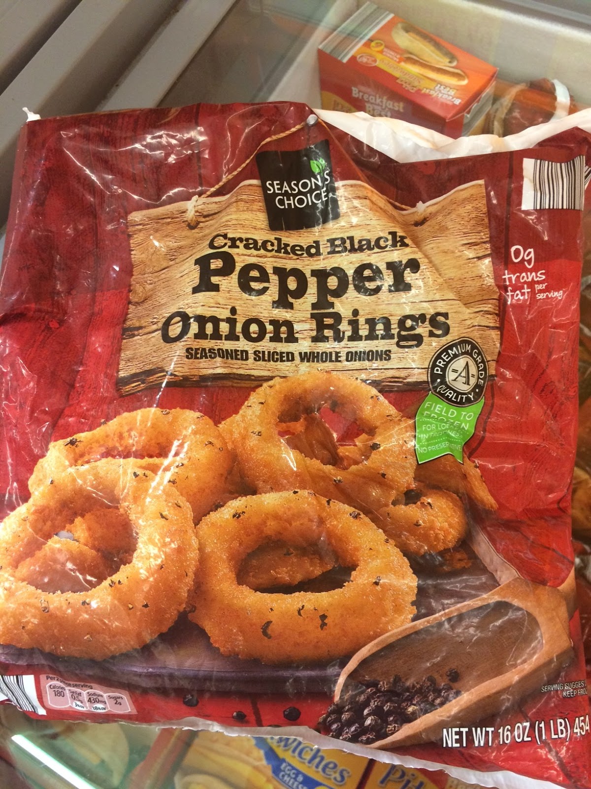 The Budget Reviews Season's Choice Cracked Black Pepper Onion Rings (Aldi)