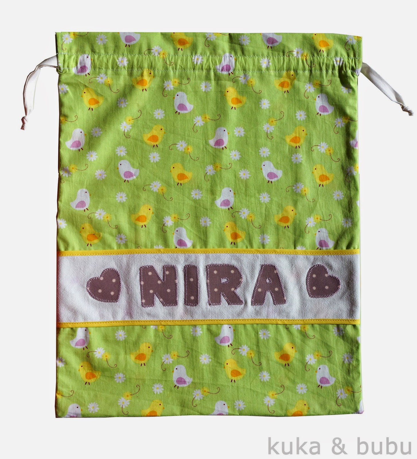 kuka and bubu Bolsita grande para cosas del bebé Big bag for baby stuff