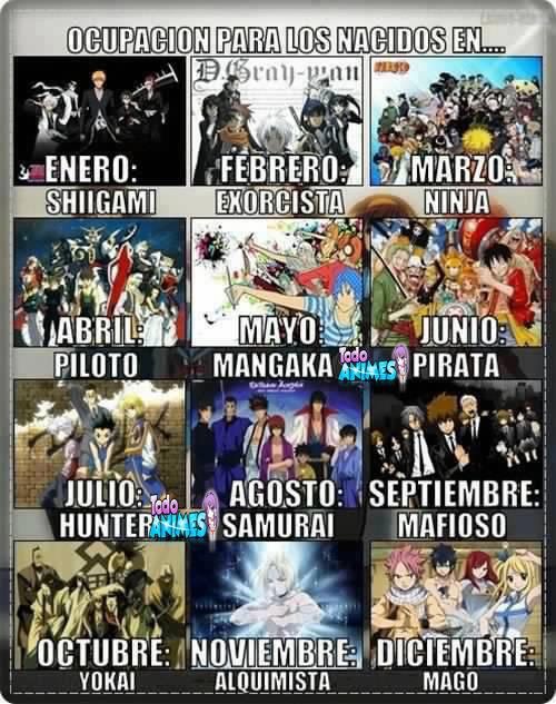 Fanfic Animes X: Calendário Anime