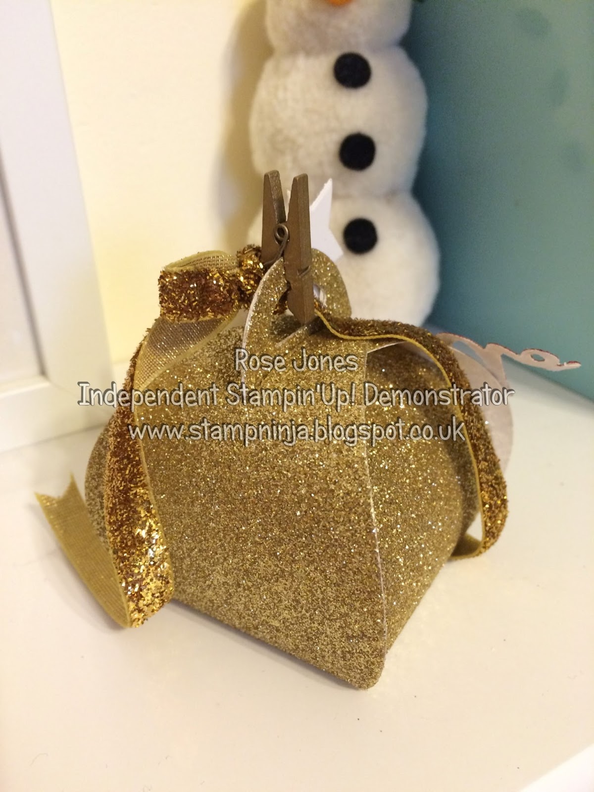 Stamp Ninja Gold Curvy Keepsake Boxes