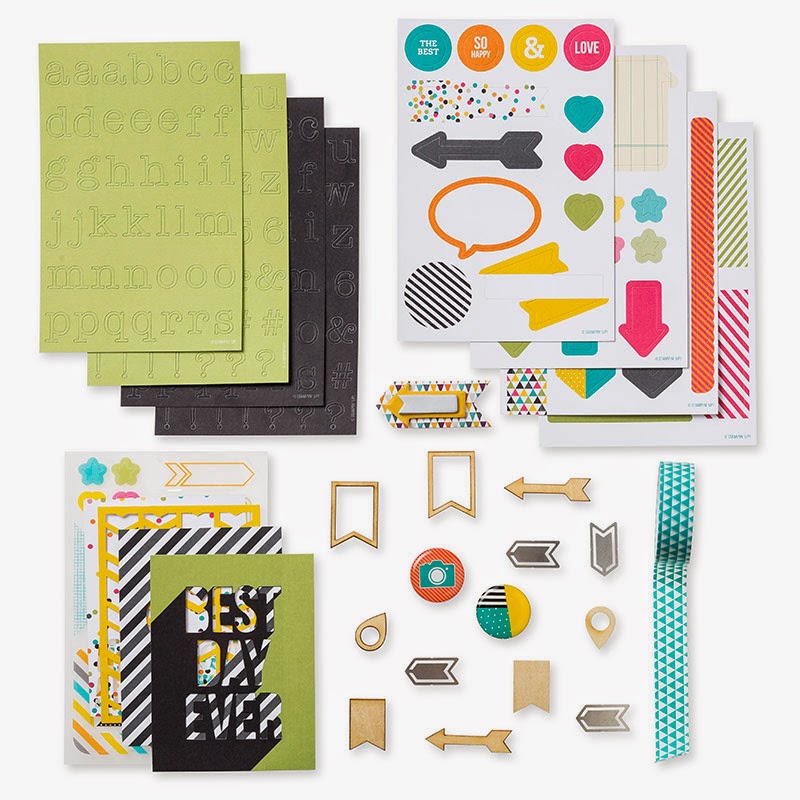 scrap sprinkle crop Stampin' UP! Project Life