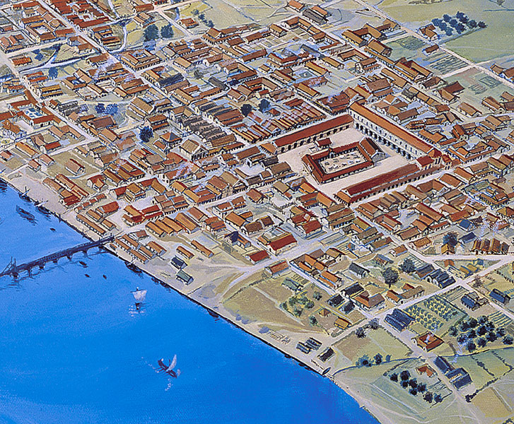 Cuando Londres era Londinium Caminando con un muro romano