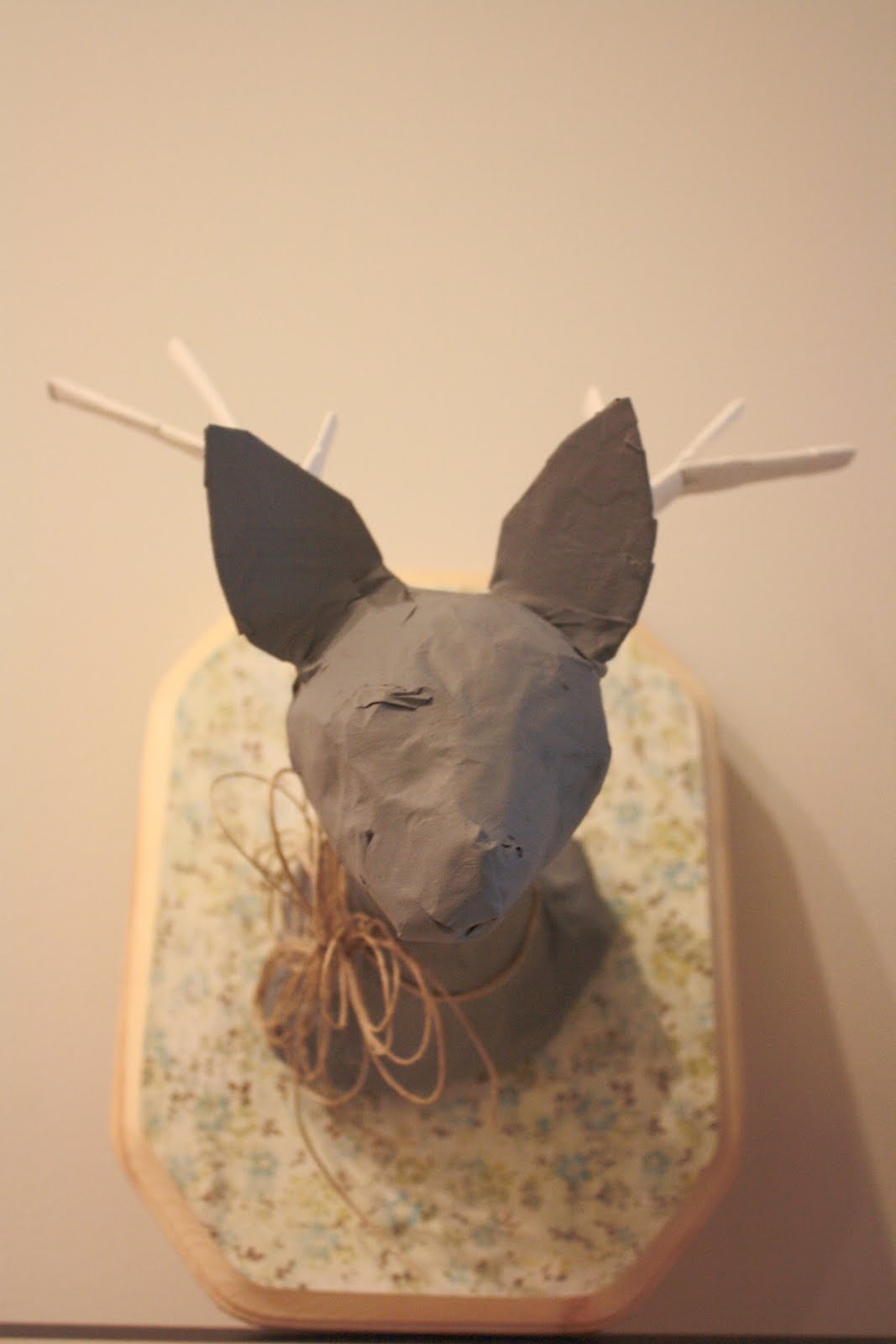 Scope for Imagination Paper Mache Deer Head
