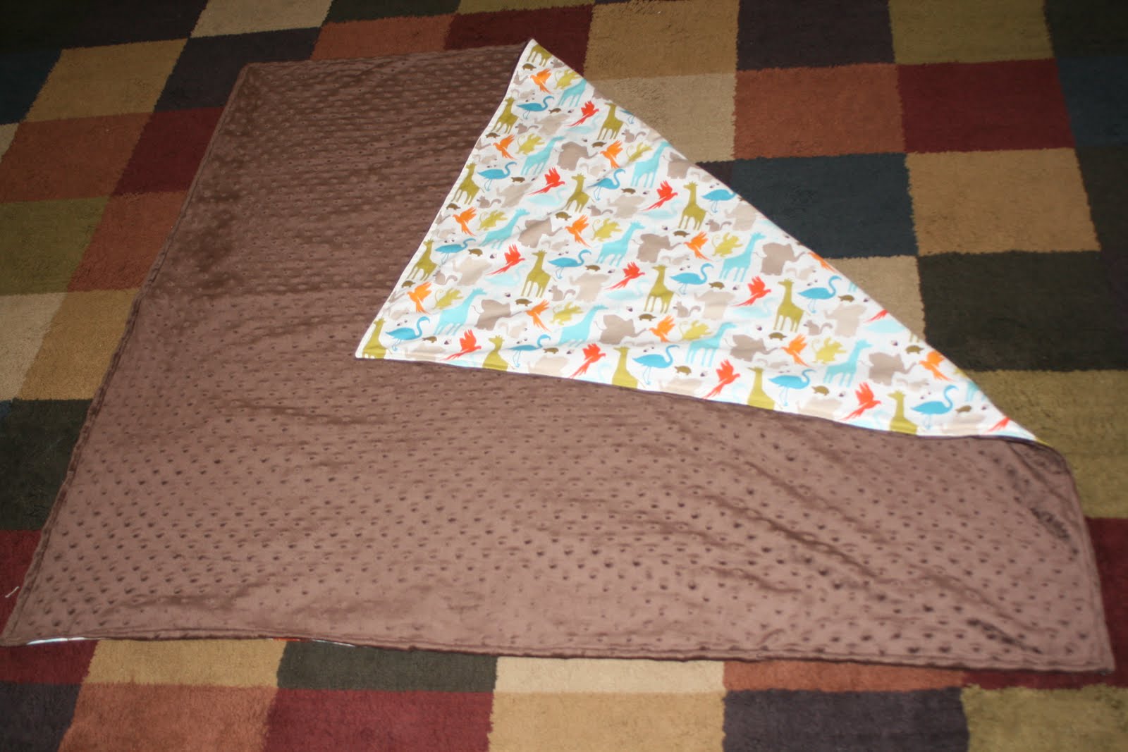 Sweetie Pie My First Minky Baby Blanket