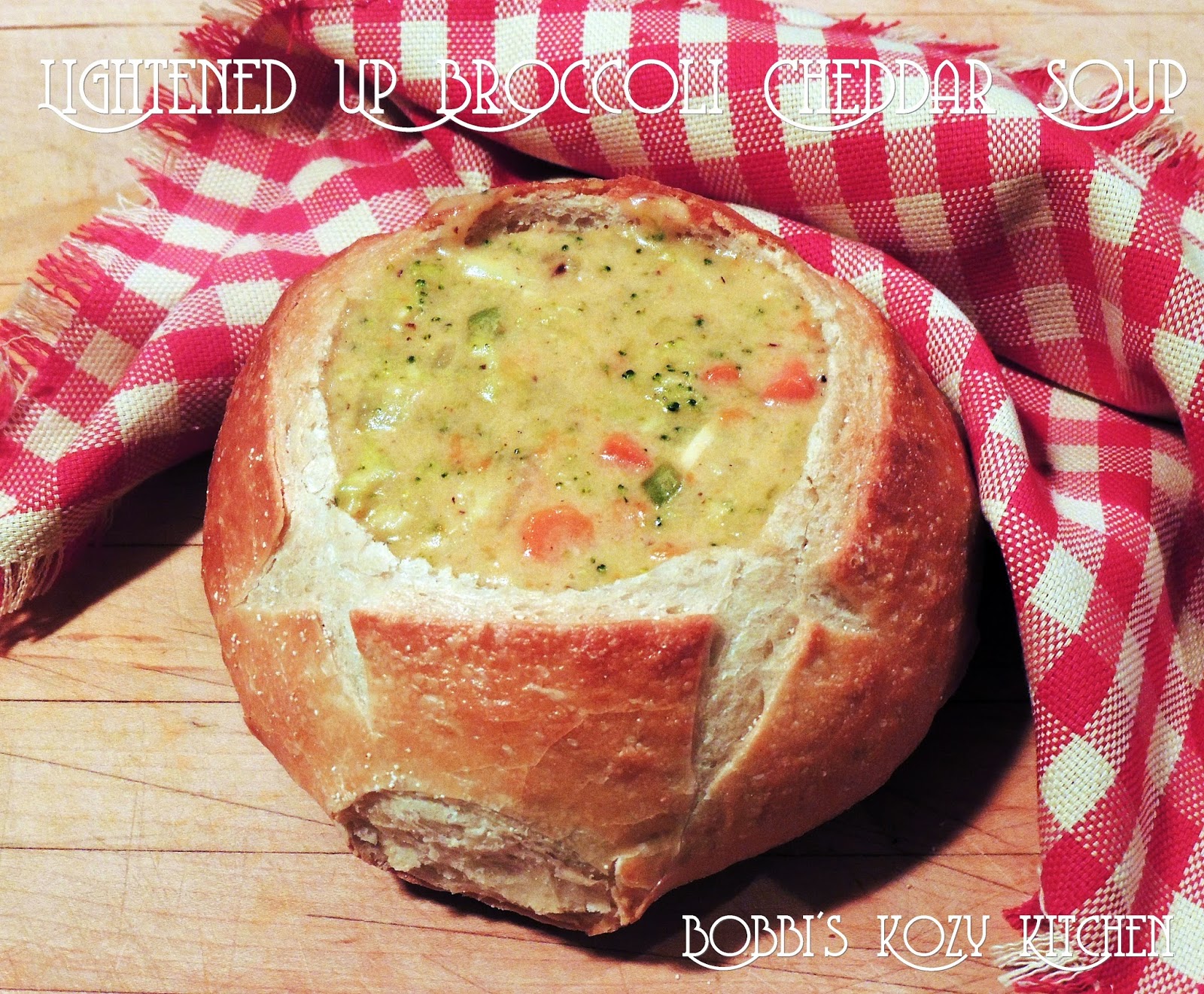 Lightened Up PaneraInspired Broccoli Cheddar Soup Bobbi's Kozy Kitchen