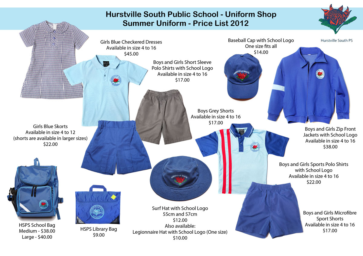Uniform Shop Hurstville South Public School P&C