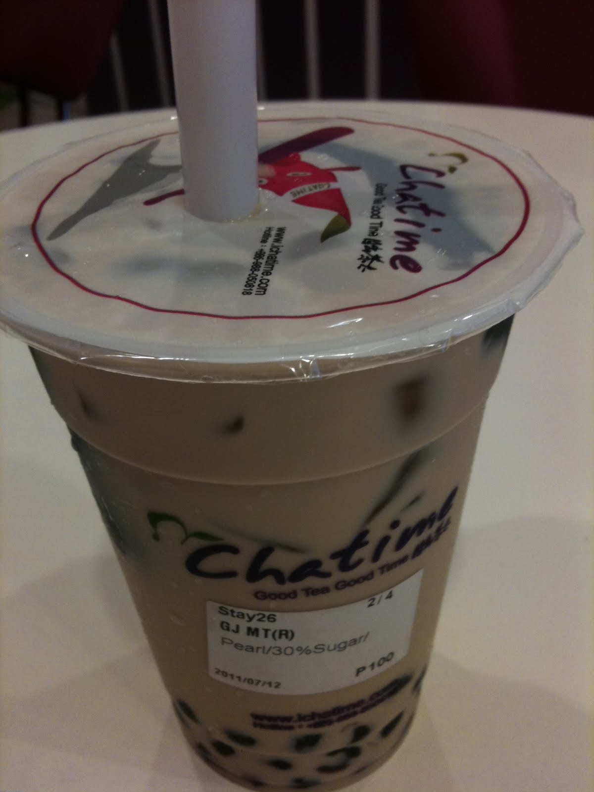 Angeles City and Beyond Milk Tea with Black Pearl