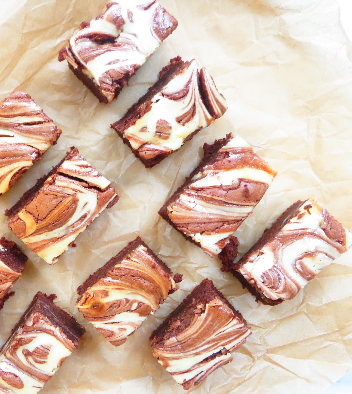Caramel et Fleur de Sel Chocolate Cream Cheese Brownie