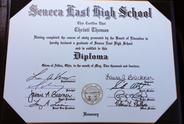 honorary high school diploma