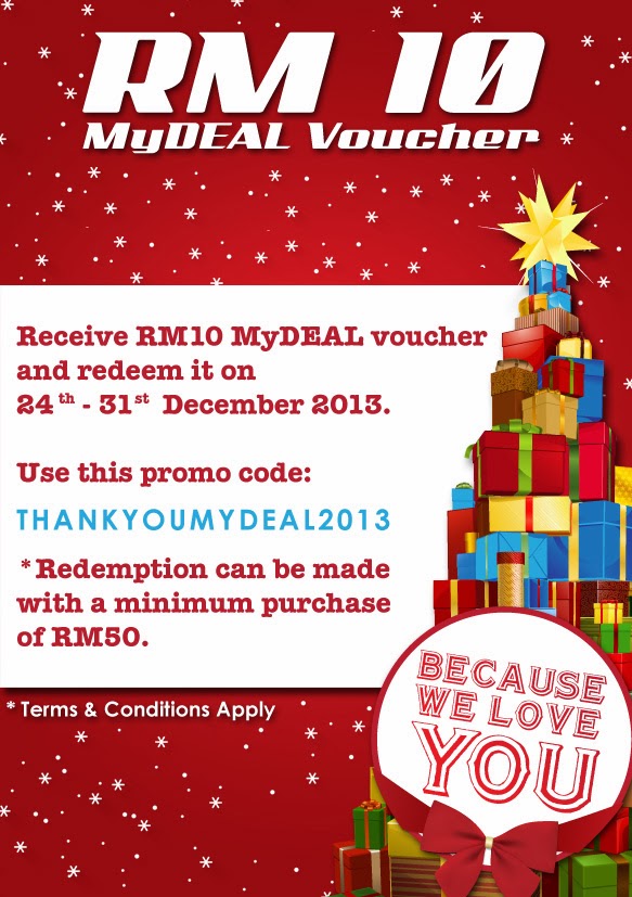 I Love Freebies Malaysia Freebies > MyDeal FREE RM10 Voucher Code Giveaway