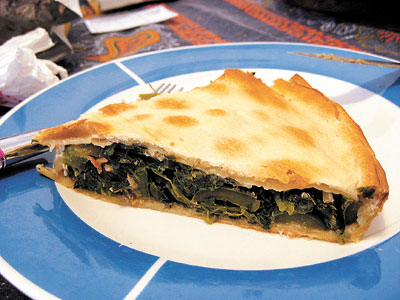 Tarta de chauchas