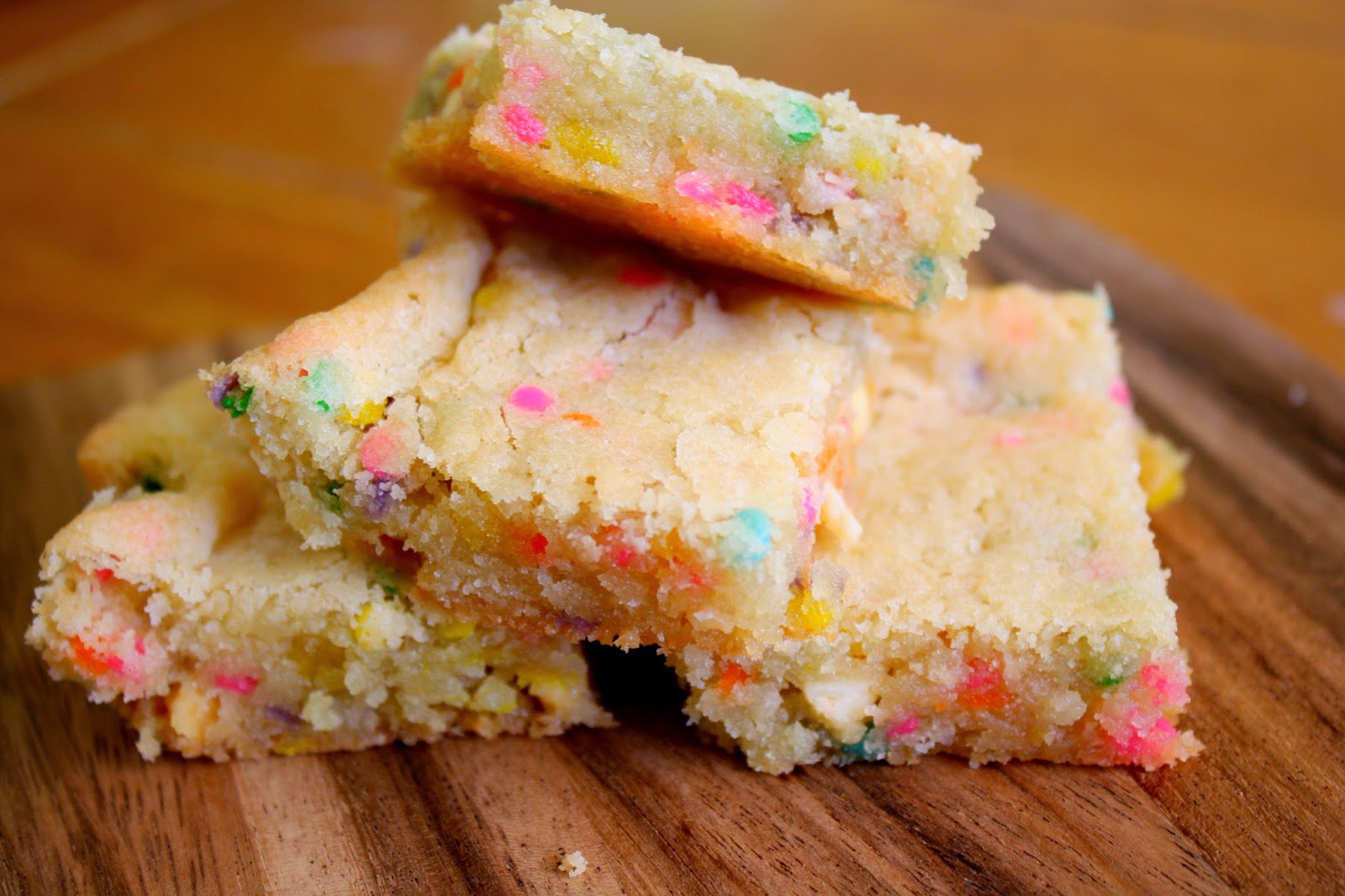 Funfetti Blondies Busy Being Jennifer