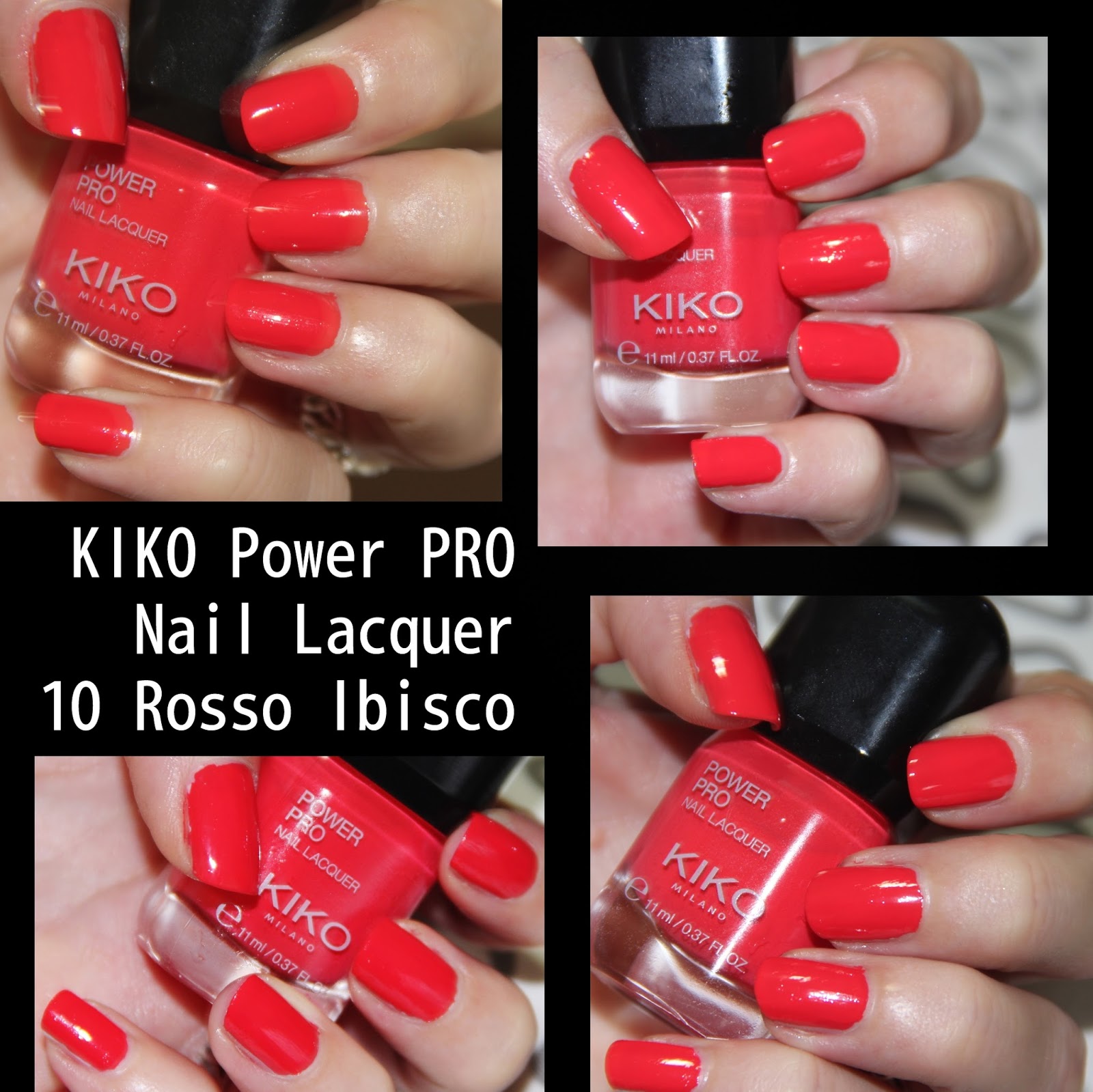 Michelaismyname Notd Kiko Pro Nail Lacquer 10 Rosso Ibisco Notd Kiko Pro Nail Lacquer 10 Rosso Ibisco