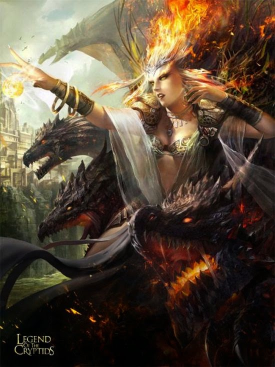 guicaimumu artista chinês ilustrações fantasia card games Rainha dos dragões guicaimumu artista chinês ilustrações fantasia card games Rainha dos dragões