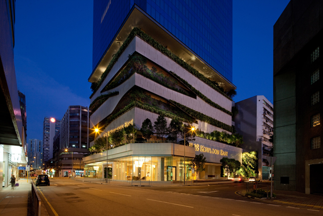 Prédio em Hong Kong tem um incrível terraço verde