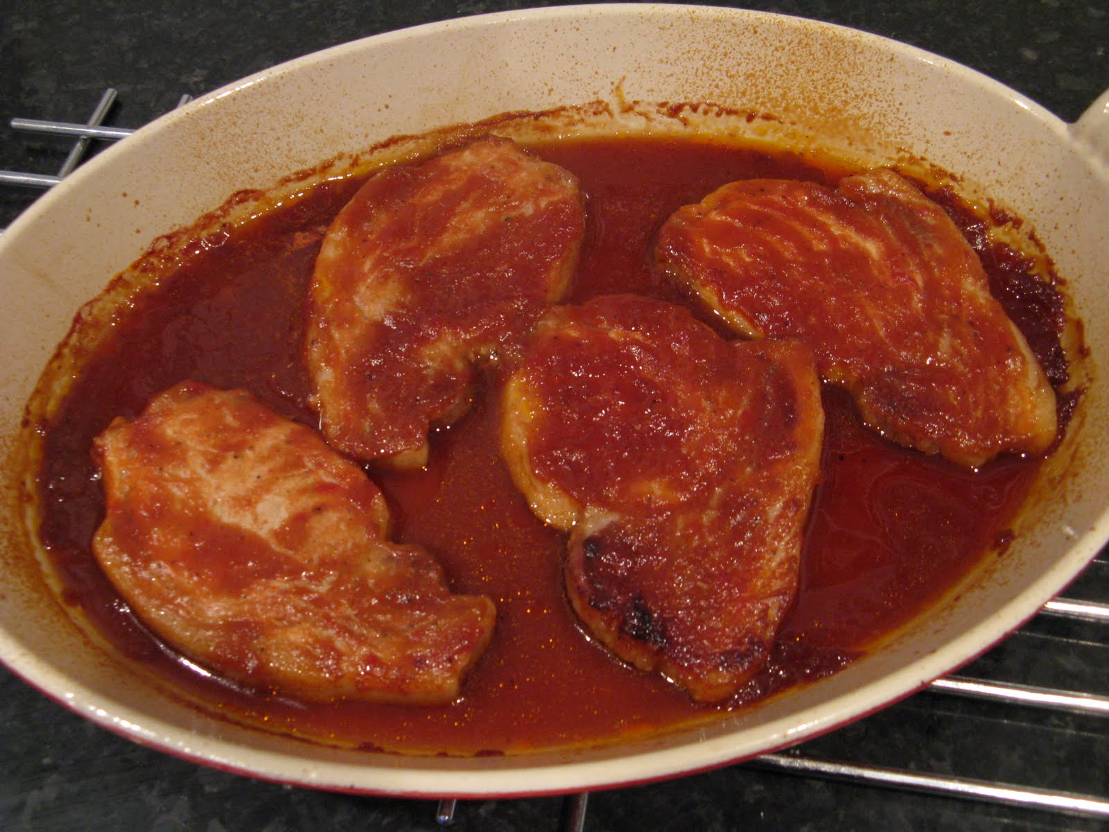 Chef Mel's Kitchen Recipe Barbeque Pork Loin Steaks