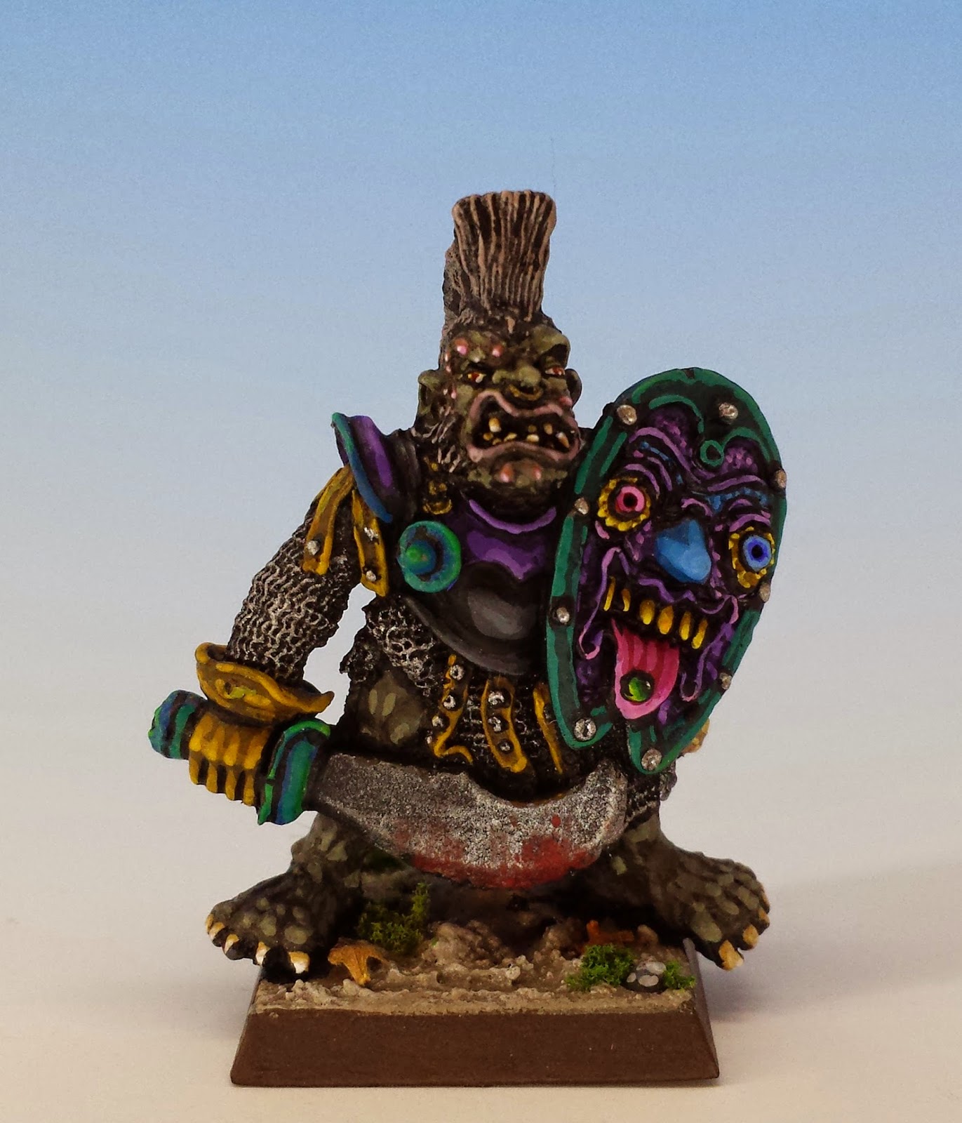Black Orc by Iron Claw Miniatures, IC601 (sculpted by Bob Olley, 1988)