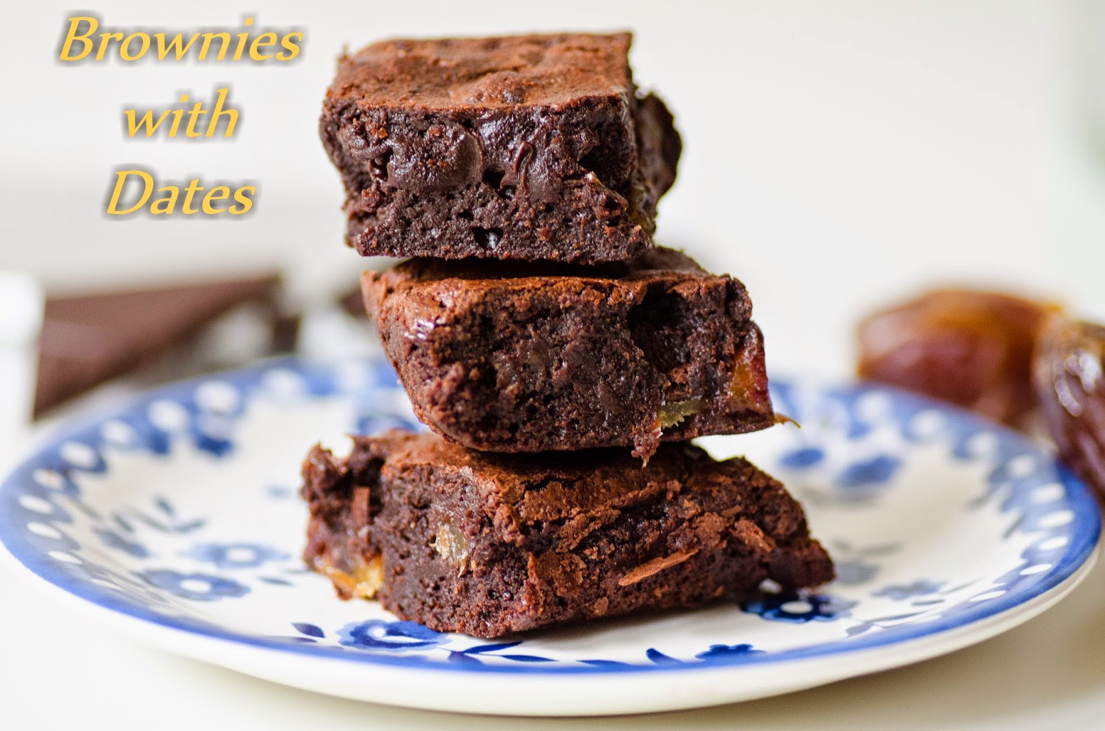 Brownies with Dates Recipe Muniroh's Bakery