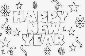 Free Happy New Year Coloring Pages For Kids