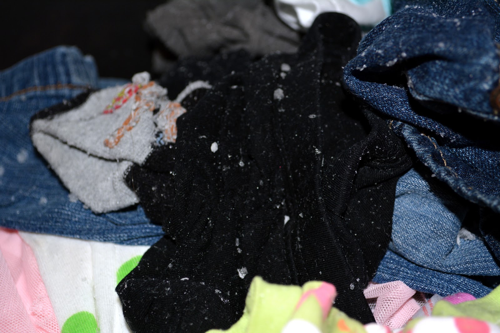 Ladybug's Landing Cleaning the Washer after a Diaper/PullUp Explosion