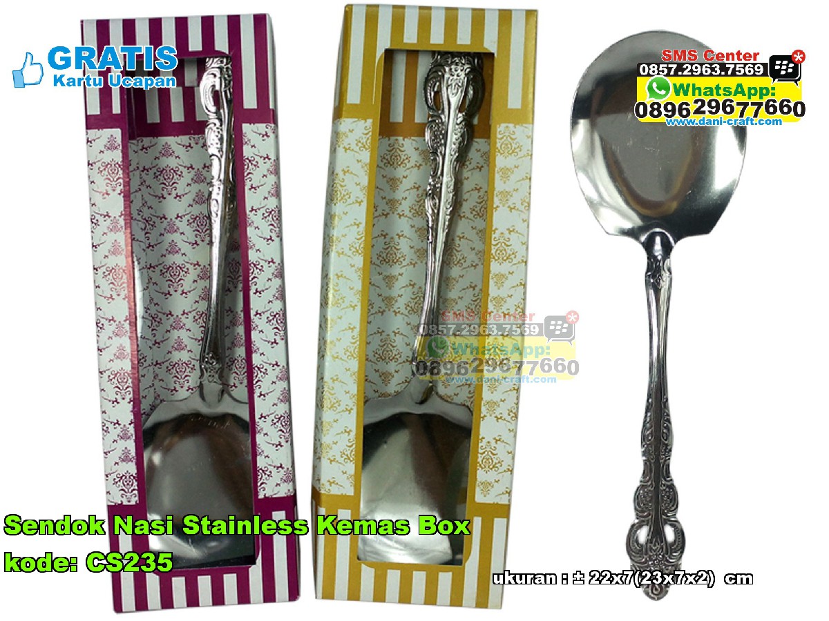 sendok nasi stainless kemas box souvenir pernikahan sendok nasi stainless kemas box souvenir pernikahan
