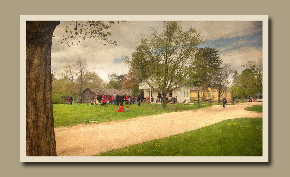 Town Hall Gathering Children gathering for Cinderalla Ball. Pirates and Princesses Black Creek Pioneer Village.